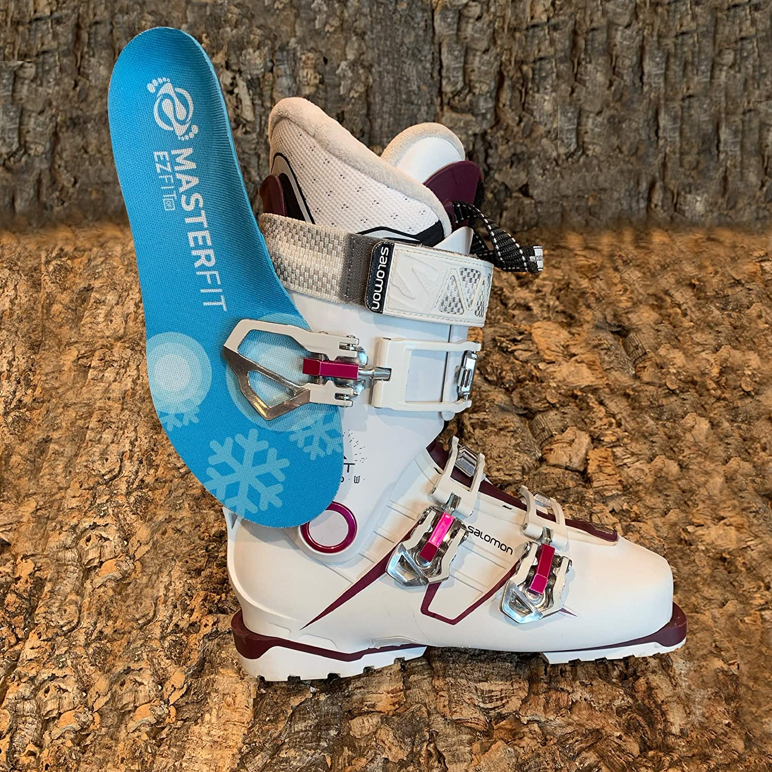 EZFIT Ski and Snowboard Insoles Heel Cushion Platform