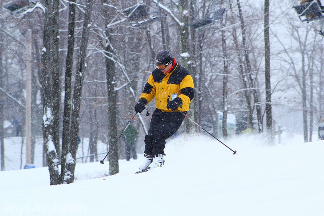 Carving it up at Jack Frost Mountain in the Poconos