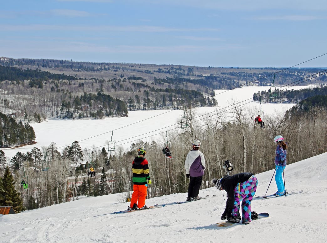 Minnesota may not have mountain like out west, but there are plenty of options for skiing and snowboarding, like here at Giants Ridge.